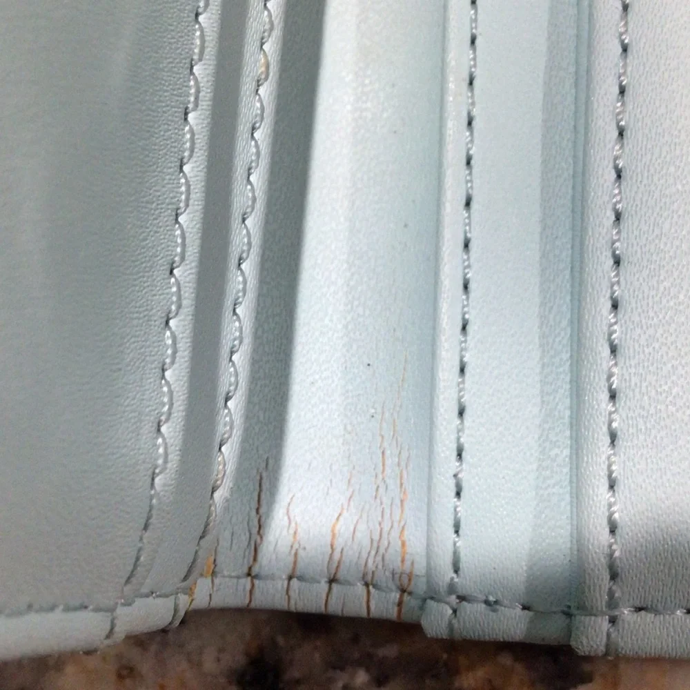 Kate Spade Aqua and Gold Wallet